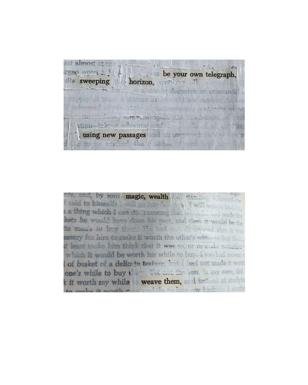 Erasure Poetry Workshop w/ Sarah Jemeson