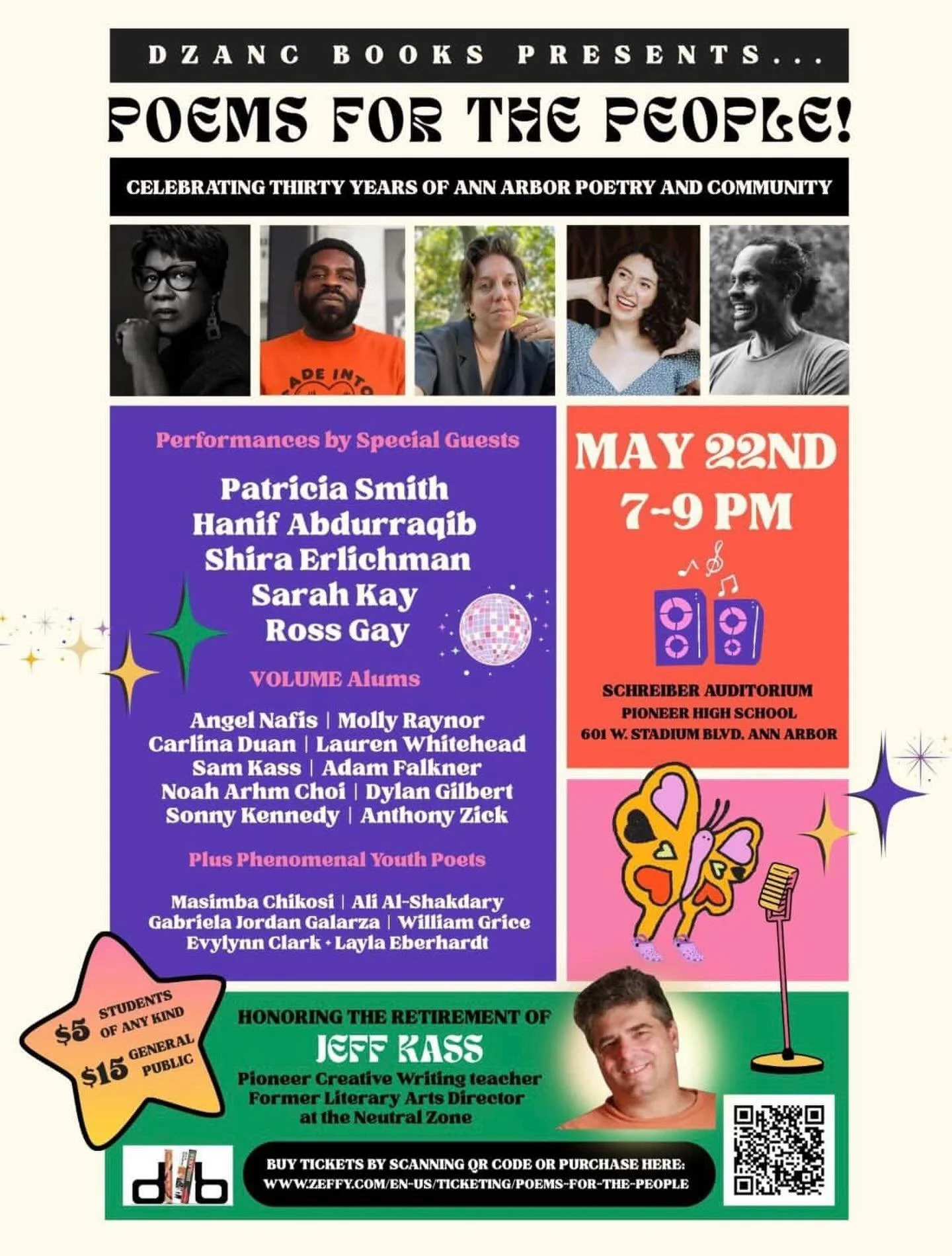 Get ready for the poetry event of the year!! 
.
Tickets are selling fast!