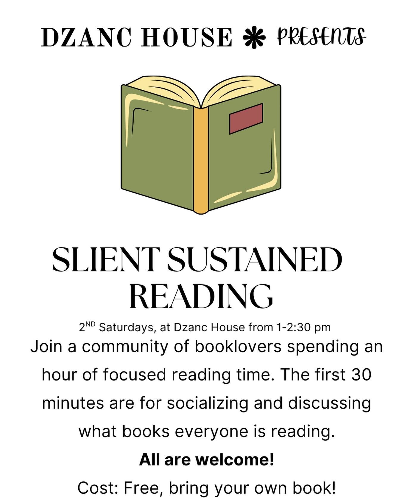 This week&rsquo;s highlight post for our beloved recurring events is Silent Sustained reading. We all love getting cozy with our books, but come join us and be in company while doing so! We have a smal socail time to dicsus current reads adn ONE FULL