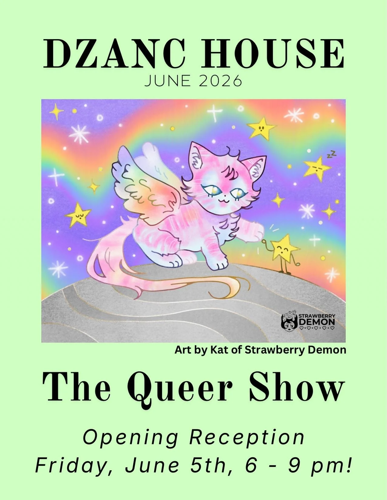 What a wonderful month we have to look forward to! Happy Pride! 🌈✨
.
Catch the opening reception for The Queer Show Co-curated with @jeneastridge tomorrow night (Friday June 5th) from 6-9 pm! 
.
@adriennedoodles
@ajis_endeavors
@arlohawthorne
@asher