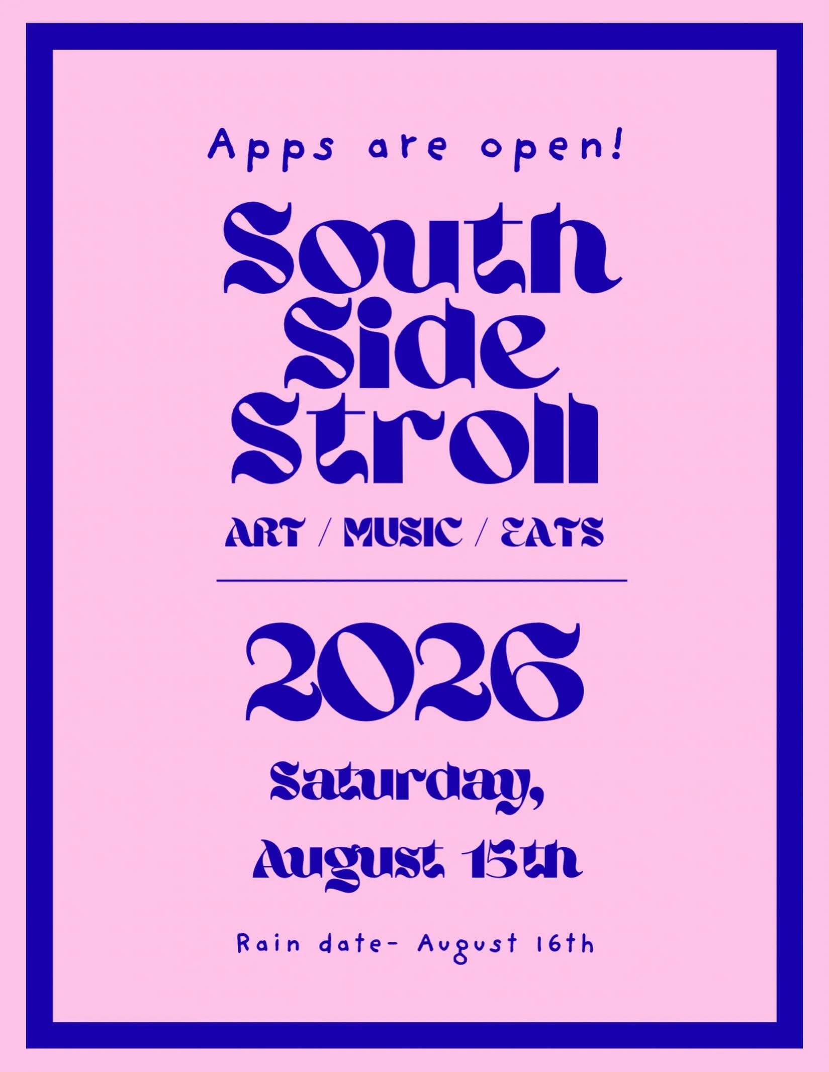 We are so excited for this year&rsquo;s South Side Stroll!! 
.
Link here- https://docs.google.com/forms/d/e/1FAIpQLSeU6rVa3qx011KeGHl6iIAB_qNfXJthQlxj5wVnw9Ny0HBHhw/viewform