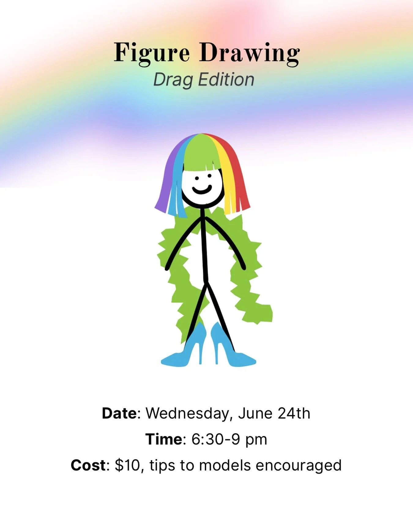 We are so excited to be working with @sirguydrag to share this special edition figure draw experience for June 24th!