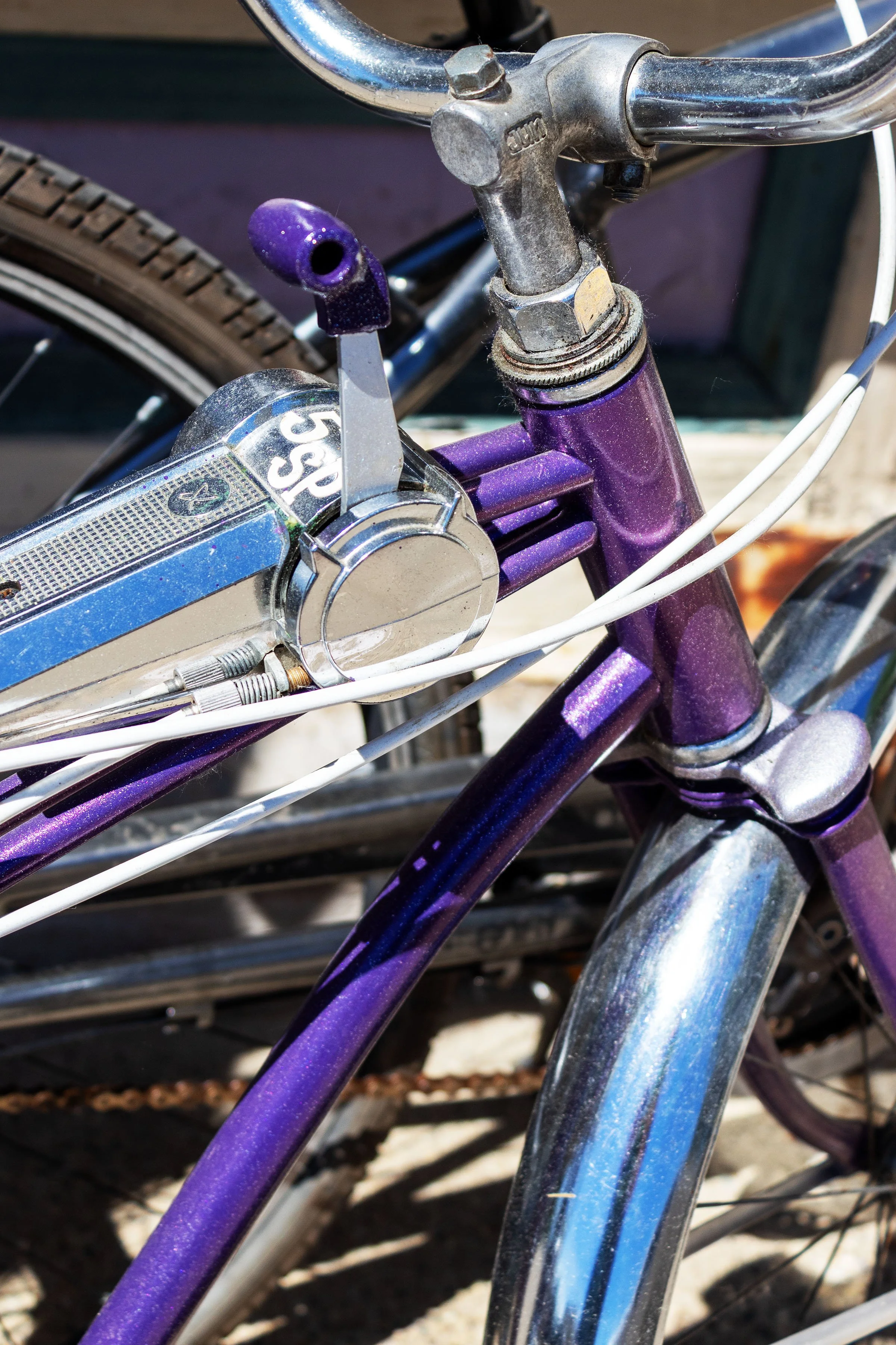 Chrissy Brown (@cbphotos_art), “Blue & Violet,” Depot Town, Digital, 2026.
