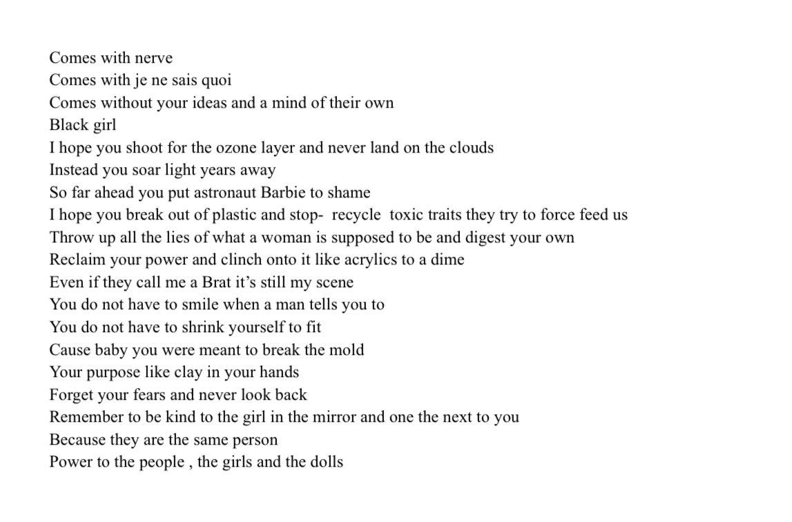 Continued... Shayla Card-Nowlin (@GoneStarring, forpeoplelikeme.substack.com), “Dolls,” Poetry, 2023.