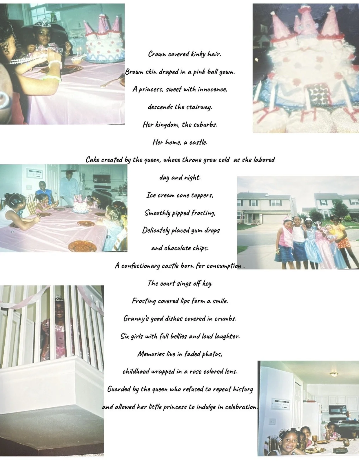 Mahari Rieves (@witnessingmari), “The Castle,” Mixed media poem, 2026.