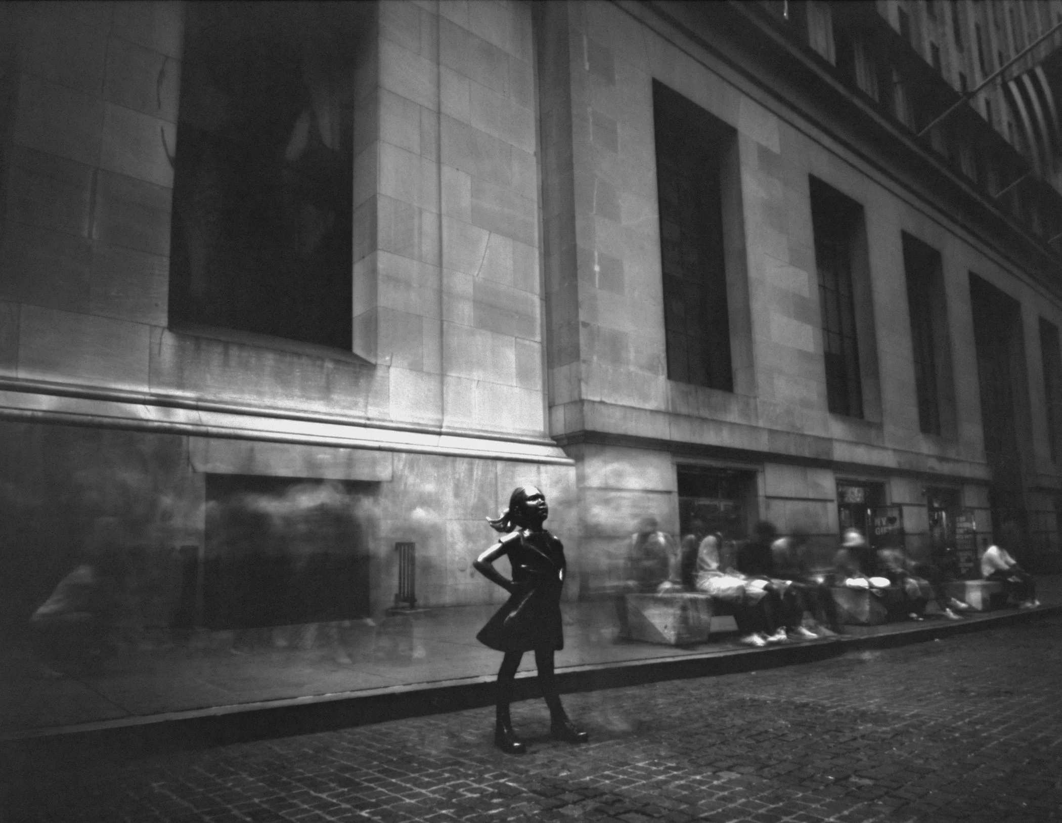 Glenn Taylor (@glenn010101, glenntaylorart.com), “Fearless,” New York City, Pinhole photo and camera, 2025.