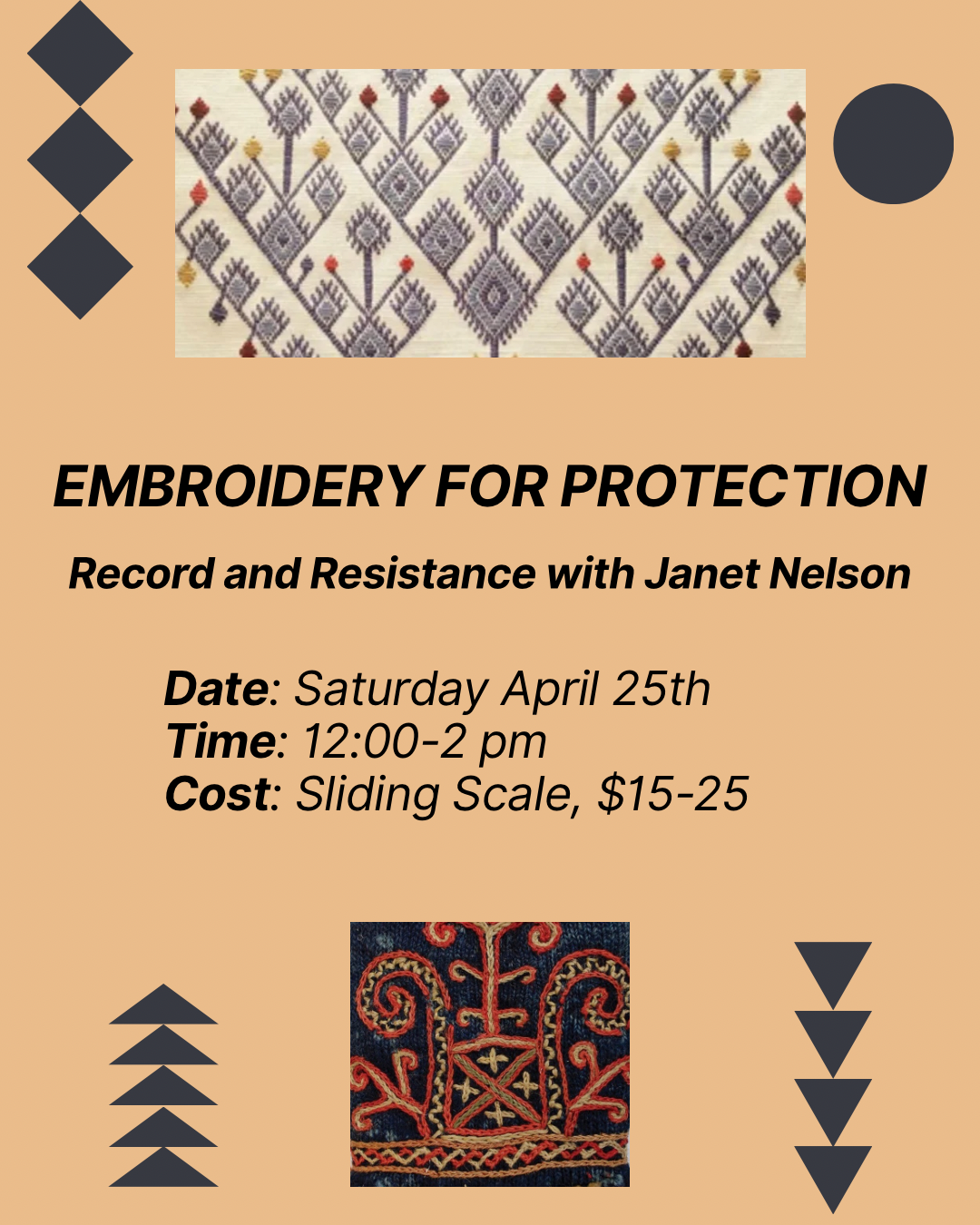 Embroidery for Protection