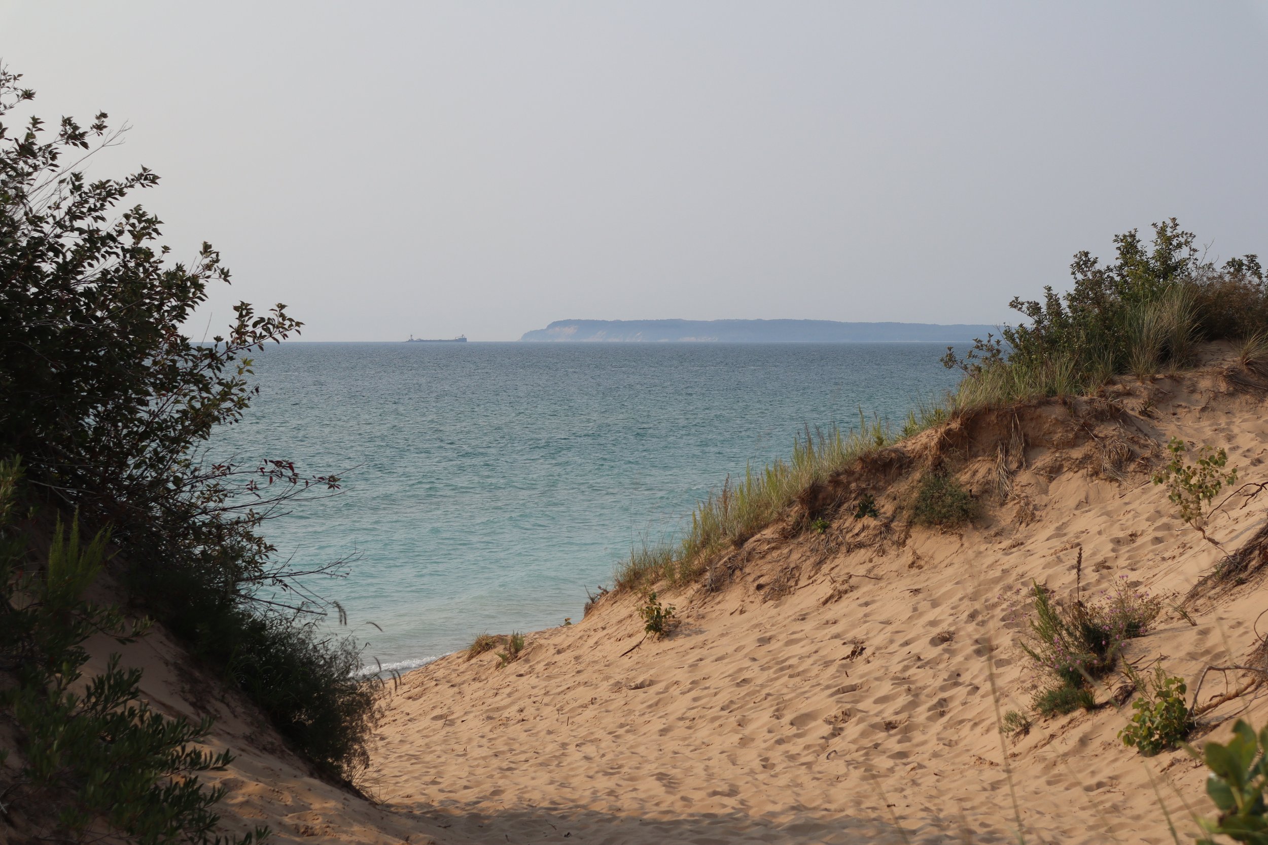 Robyn Cantrell, “Sleeping Bear Sand Dunes,” Lake Michigan, Digital, Canon EOS M200, 2021.