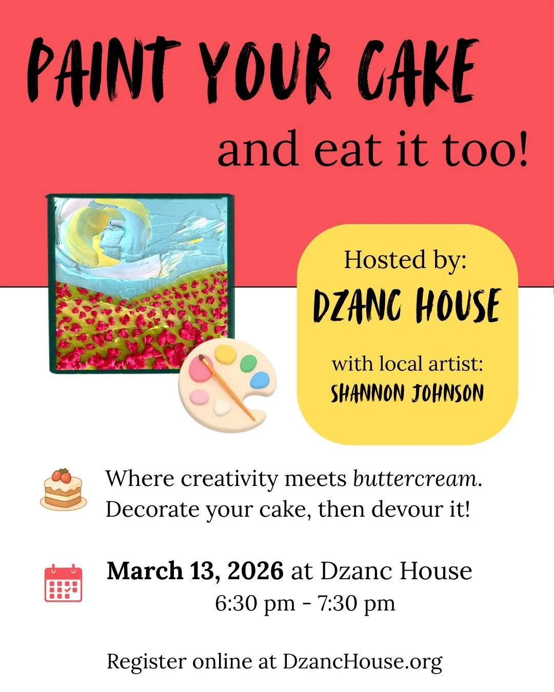 Paint Your Cake & Eat it too!