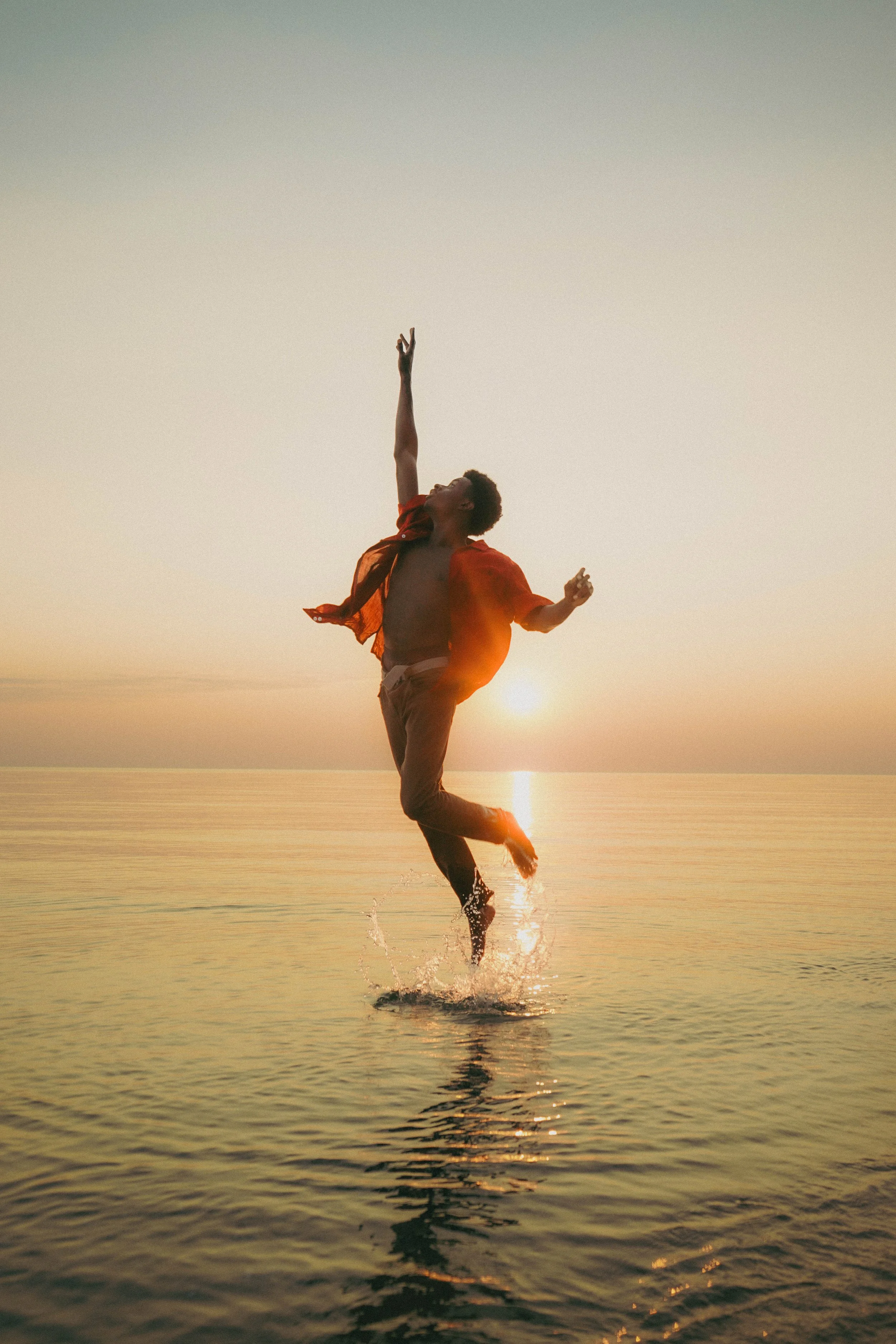 Mesgana Berhane (@mesgannaaa, mesganamedia.mypixieset.com), “Leap of Faith,” Lake Michigan, Digital, Sony a7ii, 2023.
