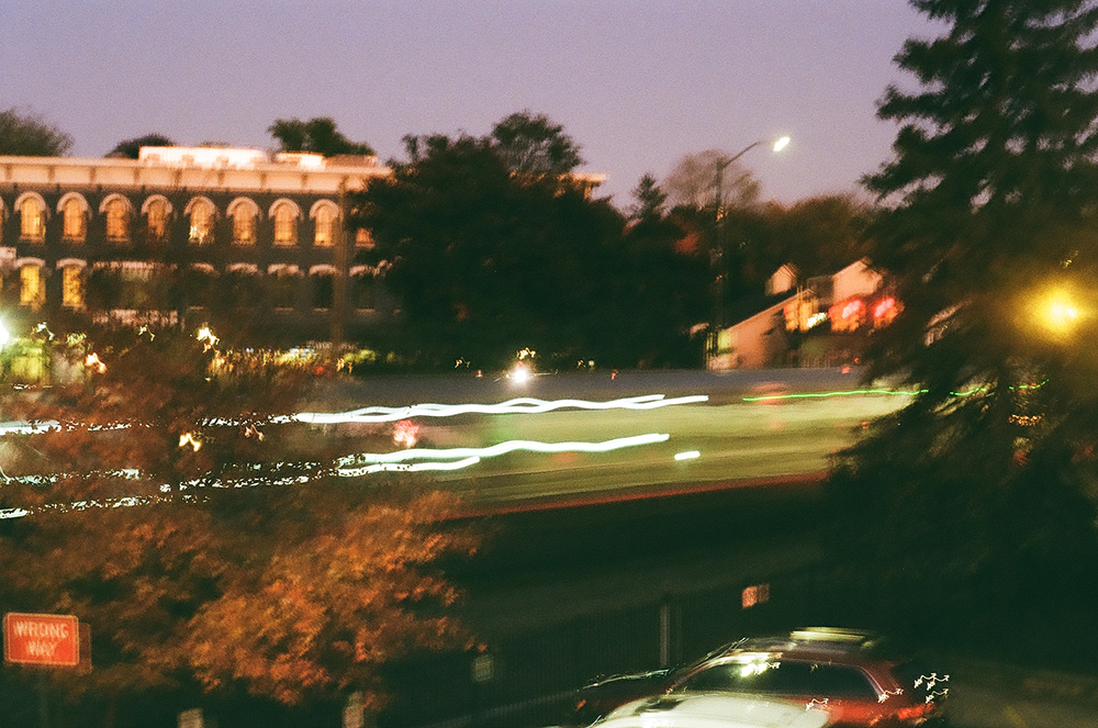 Case Silva (@case_s), “ChooChoo!,” Sticks Patio, Kodak Gold 200, Konica Autoreflex T2, 2024.
