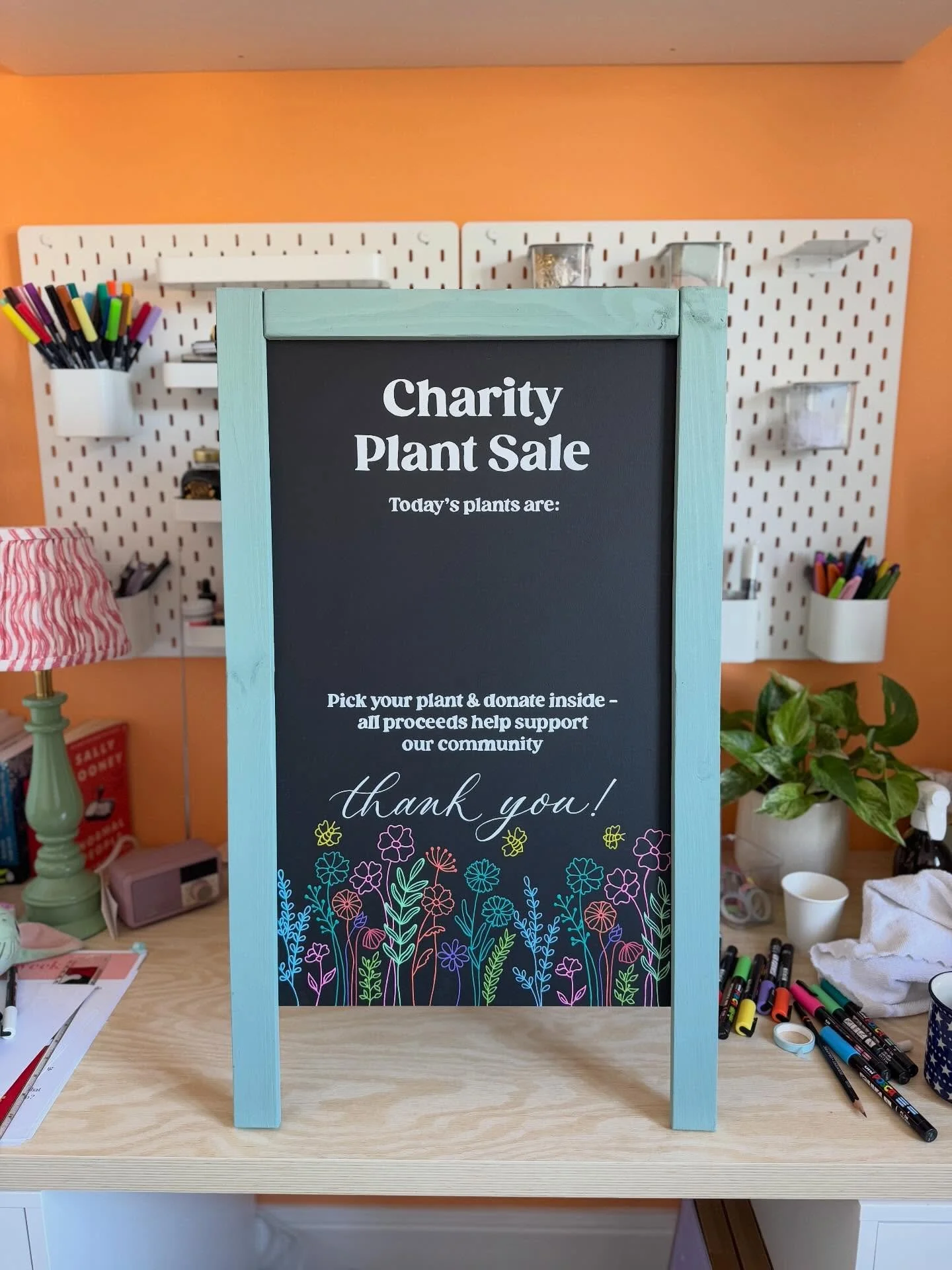 The cutest signage I created for @humankindcafe 🫶

Come summer they will have plants available to pick and take home for a small donation🪴

Roll on the warmer weather and keep an eye out for the sign☀️

I love working within the community, so pop m