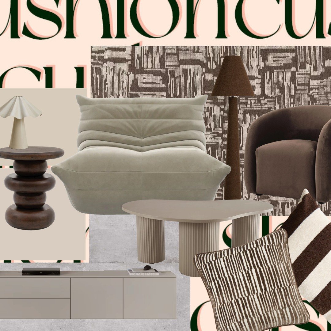 Same space, three directions.🟤🟠🟢

Subtle shifts in colour, texture and detail &mdash; but each one lands slightly differently.
Pretty similar at first glance but small shifts can completely change how the space feels. Mood boards are simple but I 