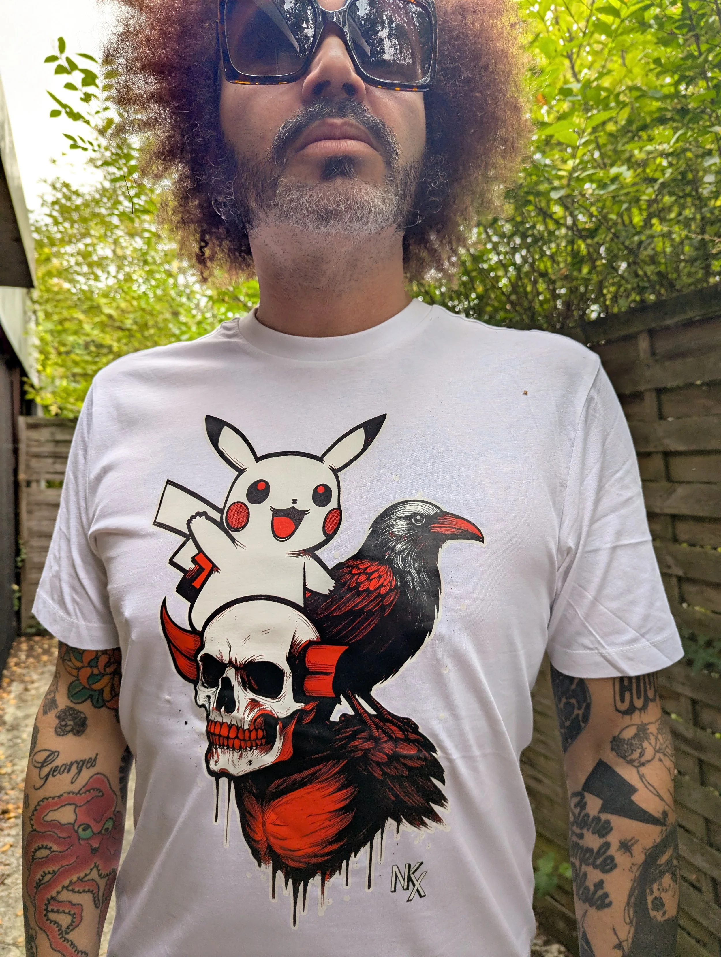 T-shirt "CRÂNE & KAWAII" – Illustration originale NKX