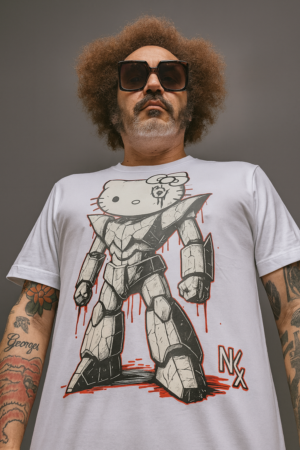 T-shirt "KITTY ARMOR" – Illustration originale NKX