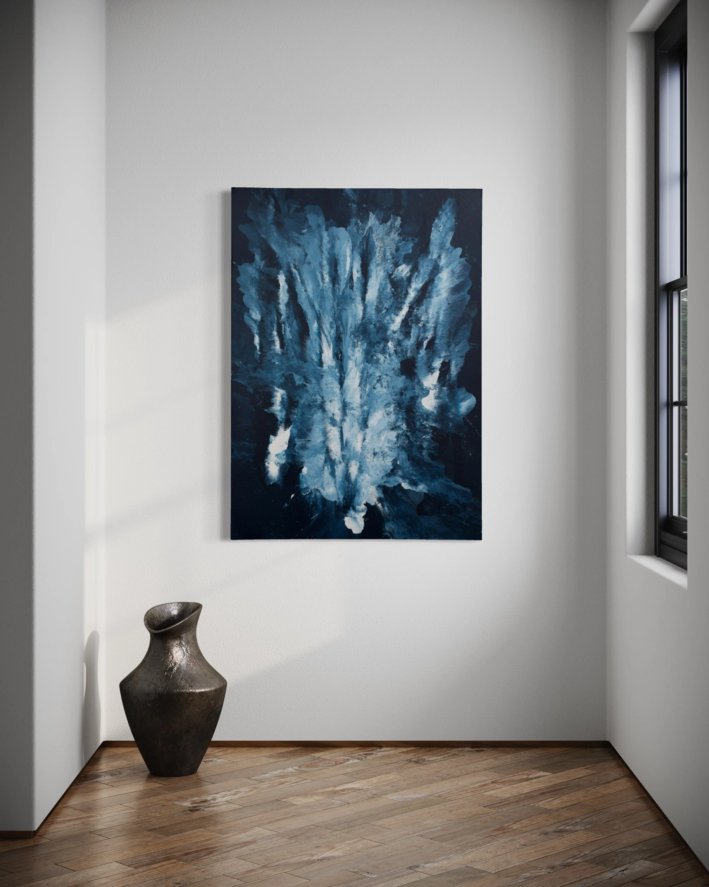 breaking the waves - 100 x 140