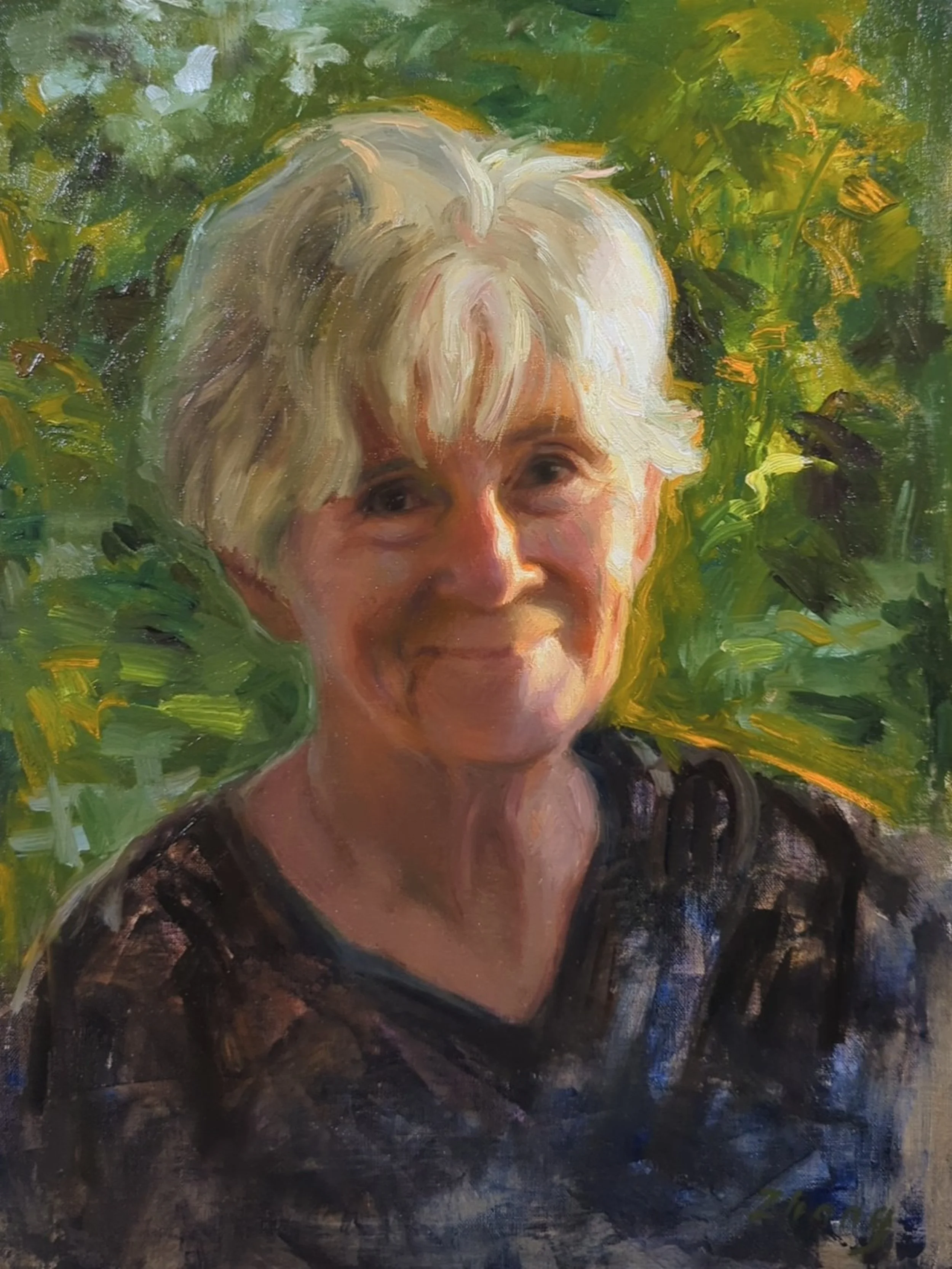 Penny at Sunset, 16x12