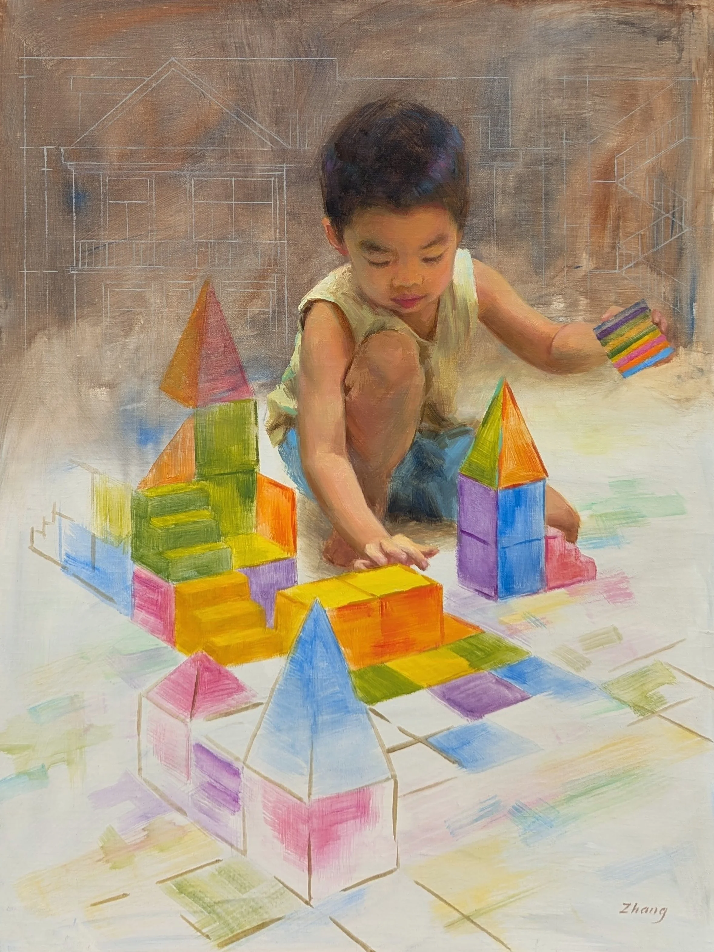 The Architect, 24x18