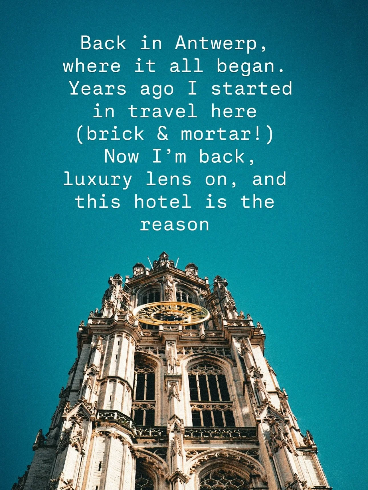 Checked into the stunning Botanic Sanctuary (truly a sanctuary), wandered the streets, the reopened KMSKA, the diamond district, and remembered why I love this city so much.

Still under-the-radar for many,  pairs perfectly with Paris or Amsterdam (t