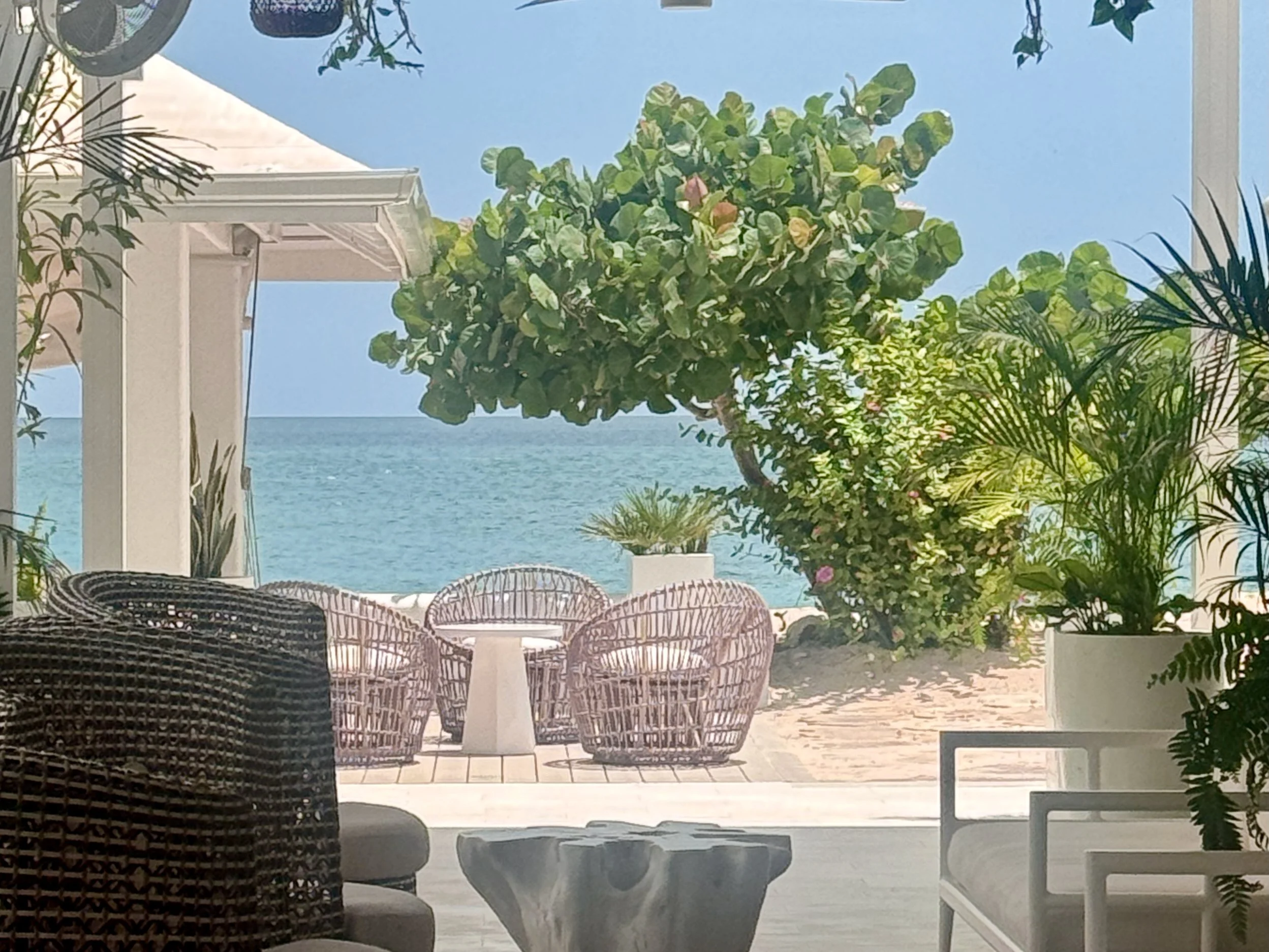Right on Grand Anse Beach
