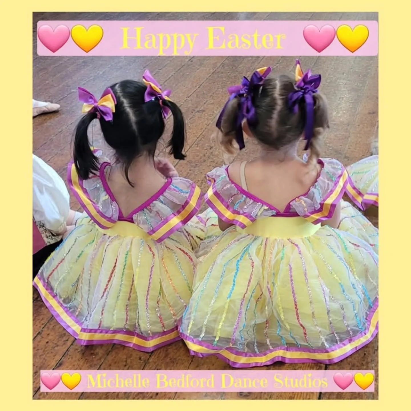 A very Happy Easter Sunday to all our dancers and their families 💛🐣💛
Please send in your Easter 'Strike A Pose'  Dance shots 📷