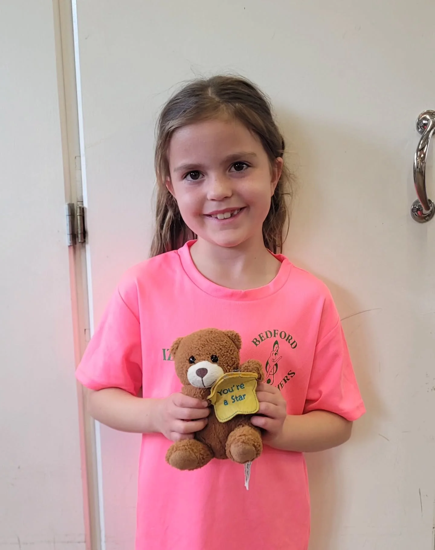 ⭐ Star of the Week: Izzy ! ⭐
This week, Bedford Bear goes to Izzy from Junior Showdance ! 
Izzy had a brilliant lesson and demonstrated some great moves in our &lsquo;detective&rsquo; dance exercise. She then danced beautifully all class long. 
Well 