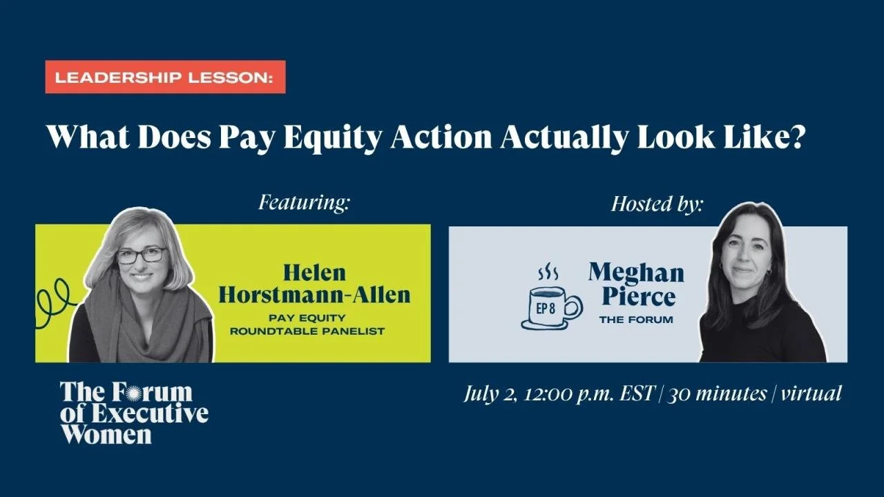 Leadership Lesson: What Does Pay Equity Action Actually Look Like?