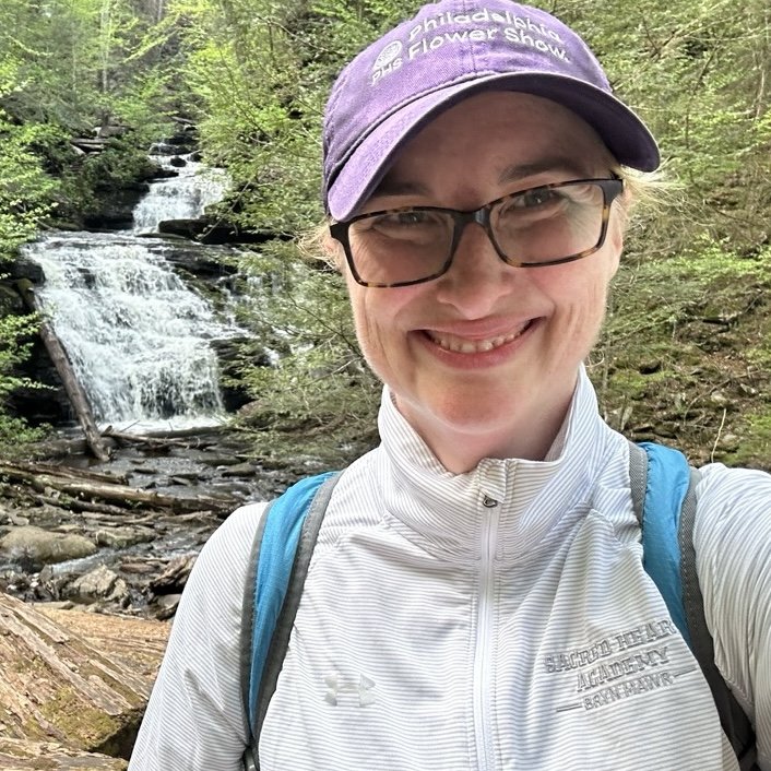 Hiking with waterfalls