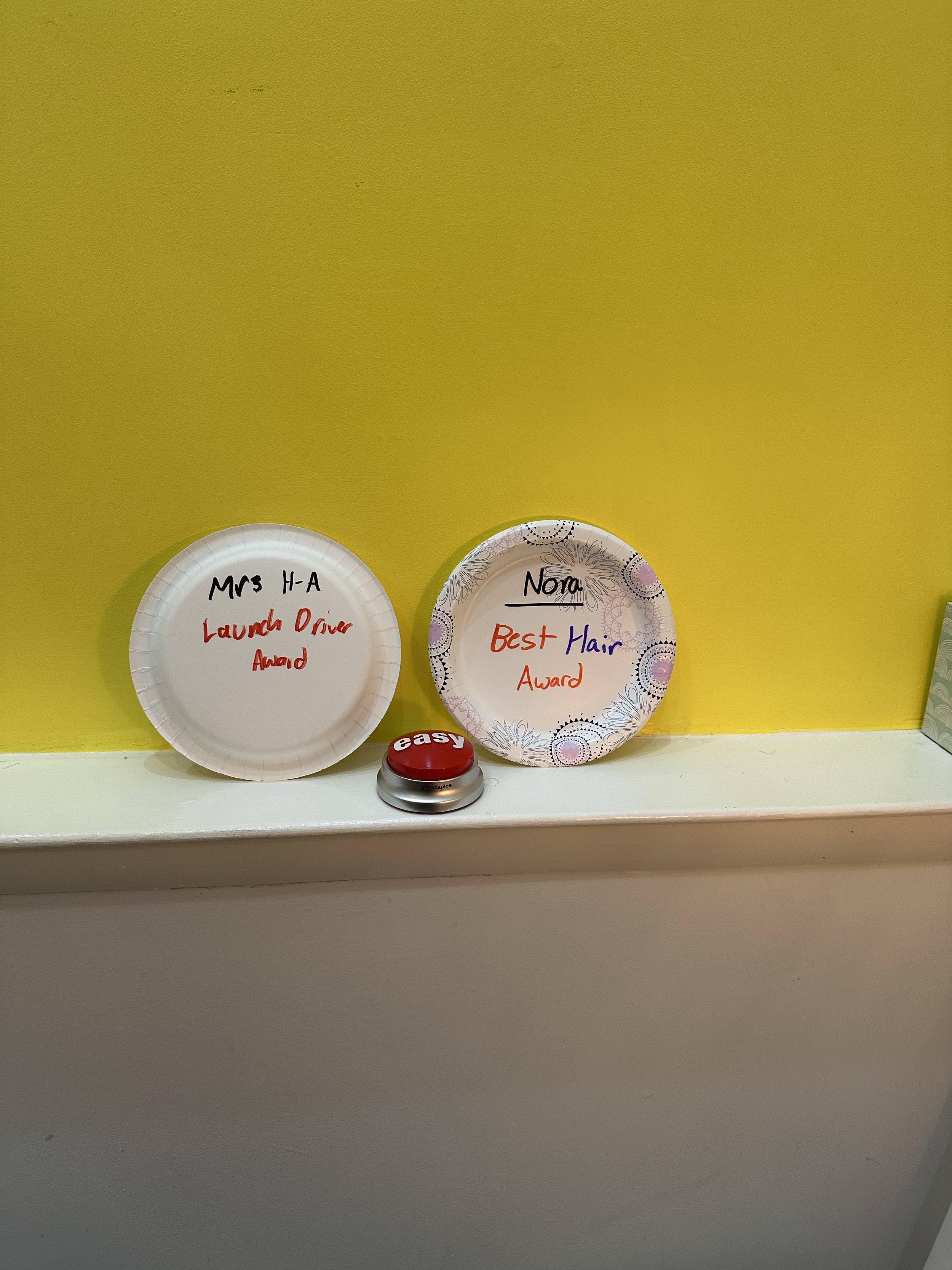 Paper plate awards