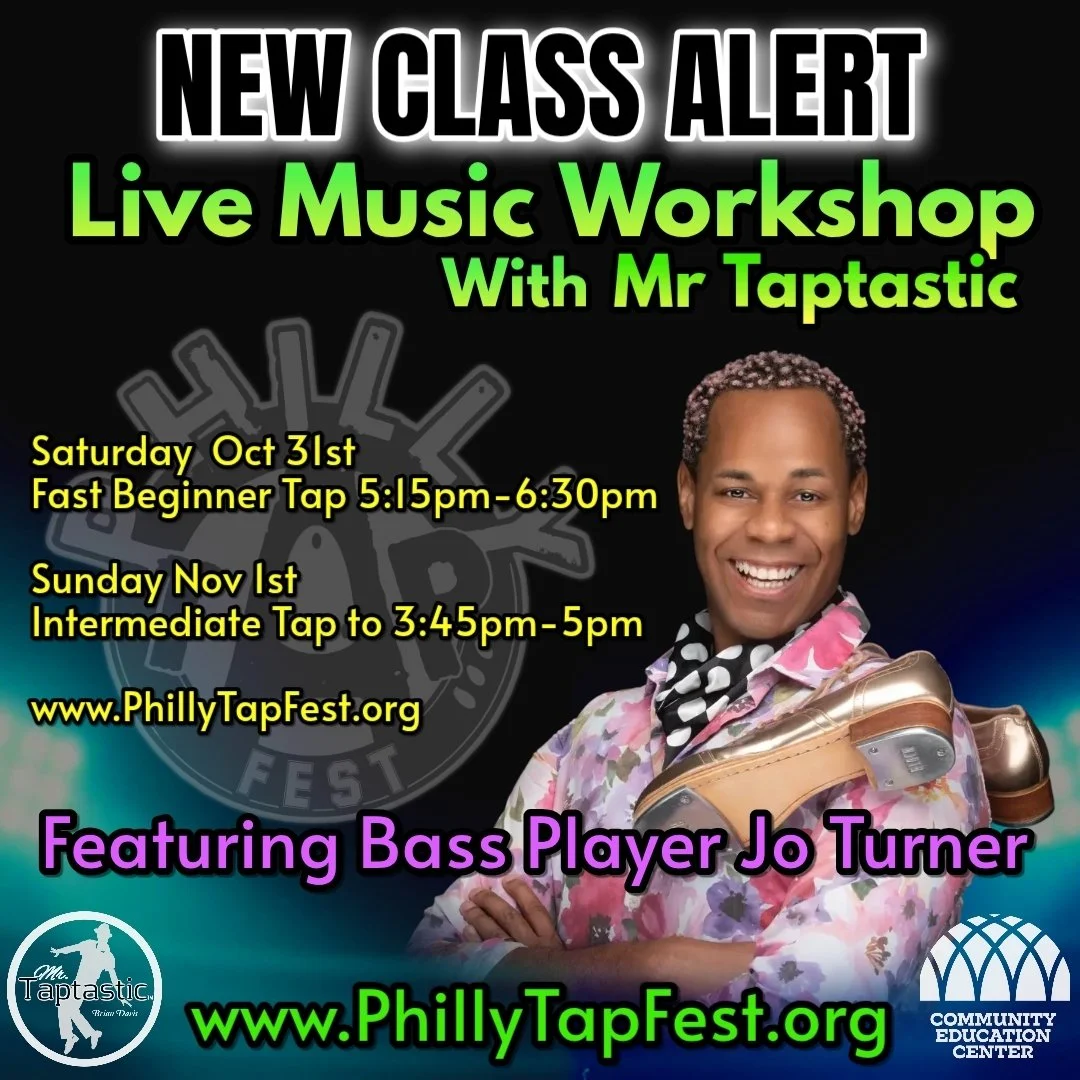 Saturday 5:15PM Fast Beginner Tap (Live Music) with Mr. Taptastic