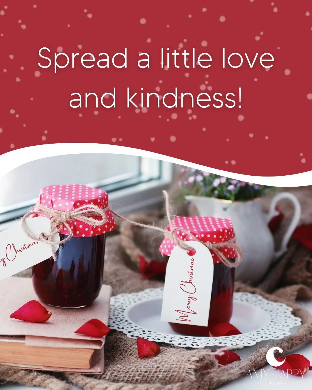 ✨ Spread a little love &amp; kindness ✨

Kindness doesn&rsquo;t have to be expensive, grand or perfectly packaged.

These small jars of homemade jam were made from brambles and pears from my own garden. They're simple, imperfect and made with love an