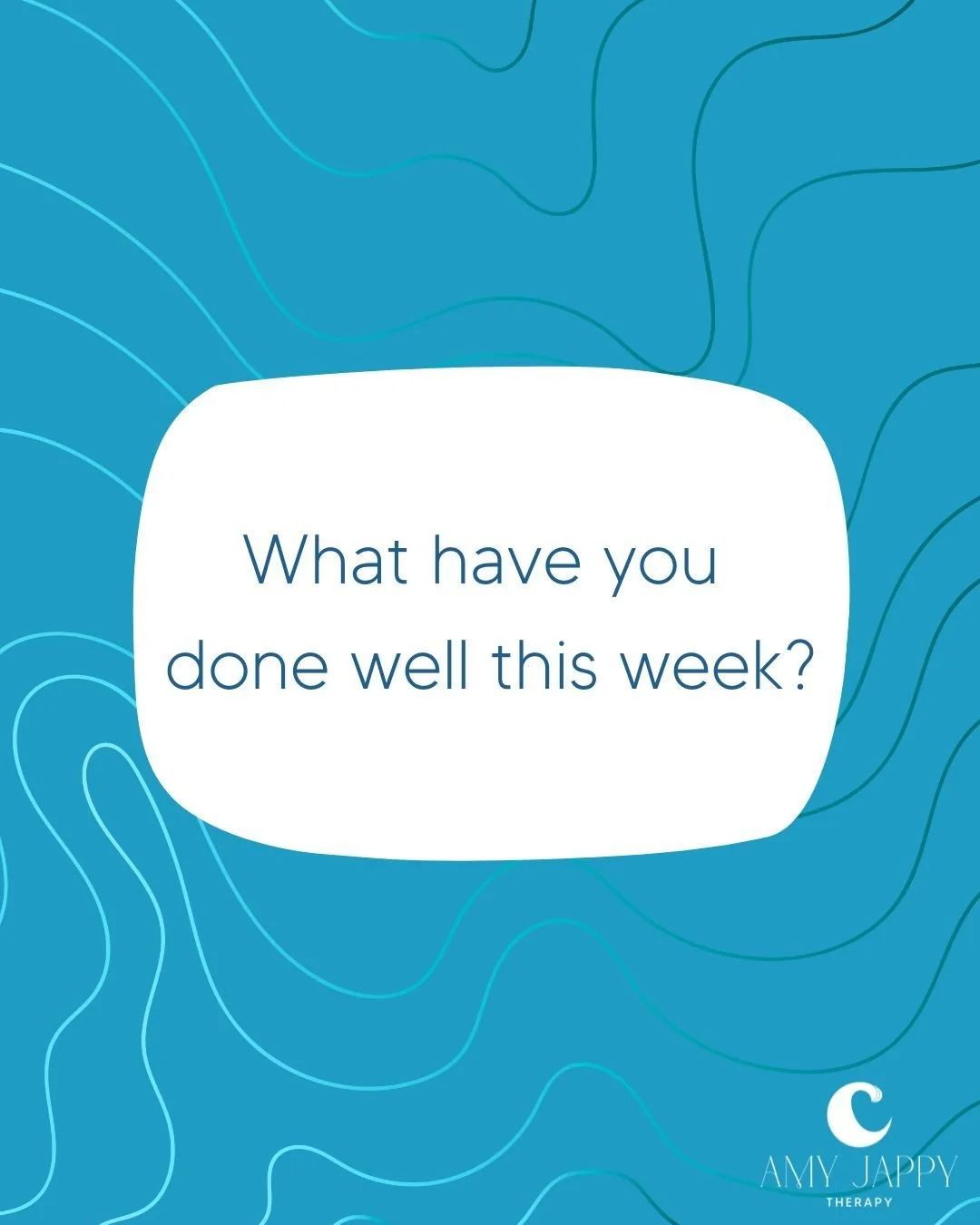 ✨ What have you done well this week? ✨

It&rsquo;s important to pause and notice the things we have done well. For many of us, this can feel uncomfortable at first, but the more we practise, the easier it becomes.

We often fixate on what didn&rsquo;