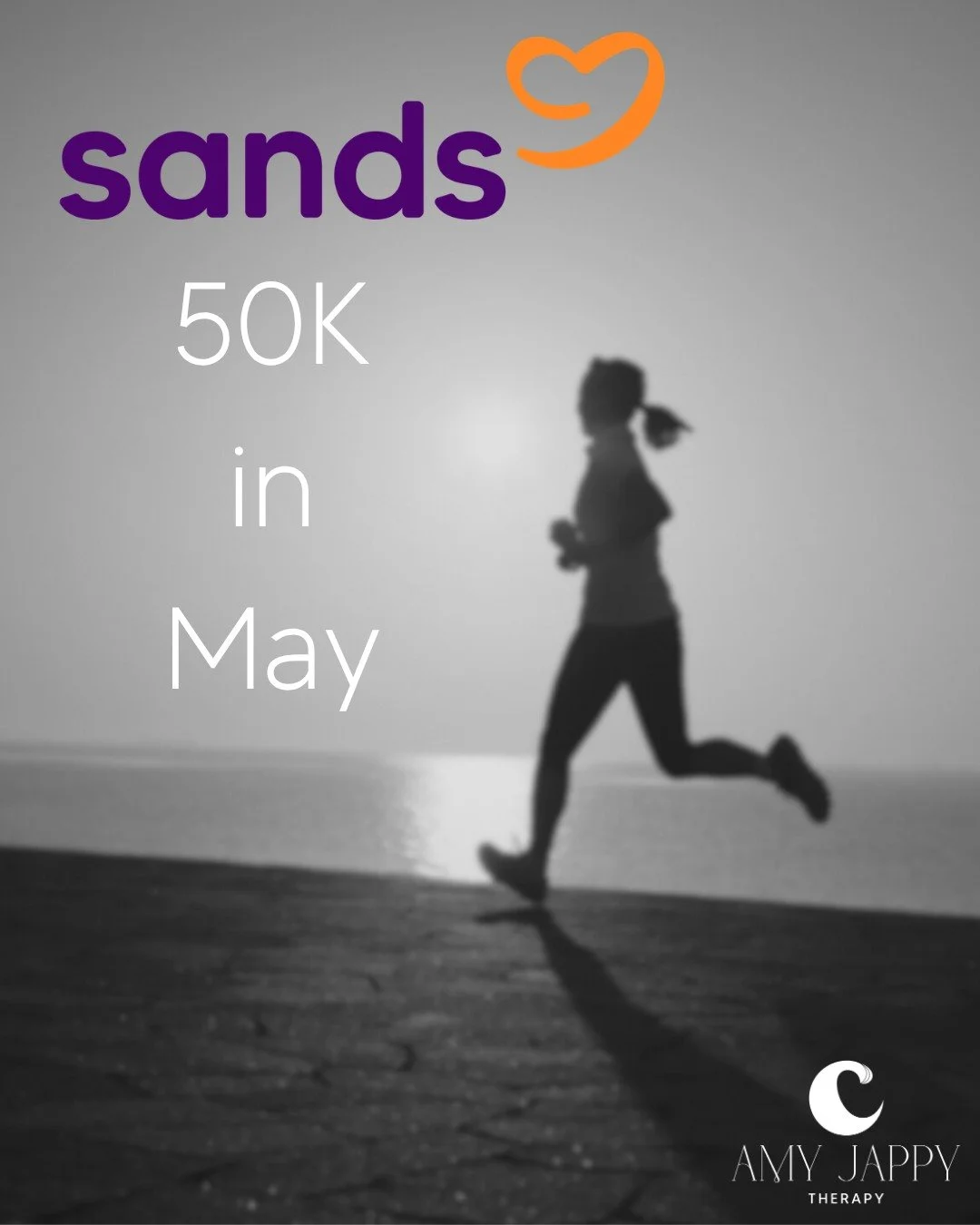 This May, I&rsquo;ve set myself the challenge of running 50K in support of Sands, a baby loss charity that has provided incredible support to some of my clients.

I&rsquo;m hoping to raise awareness for the amazing work they do, and if possible, rais