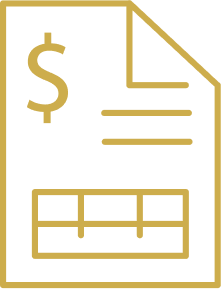 Financial report icon