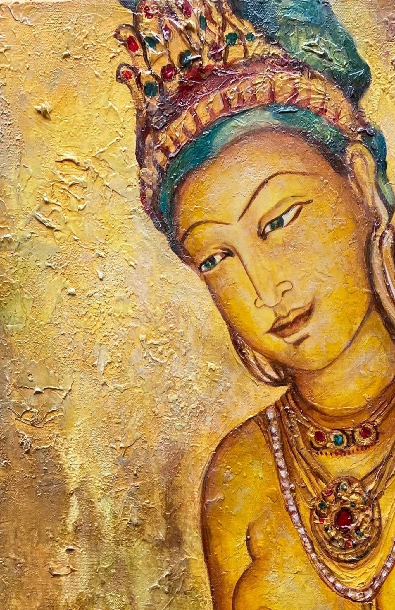 Section of a Customised Sigiri Fresco (Sold)