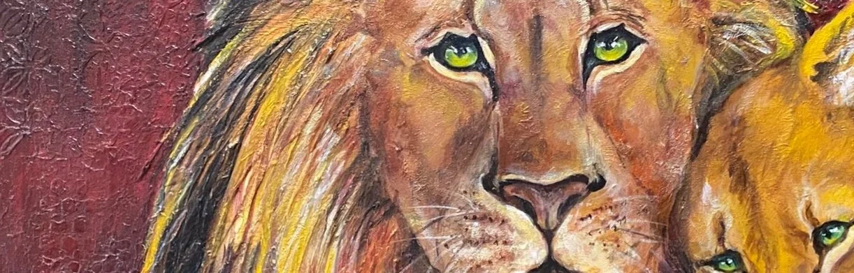 Section of a large customised painting(SOLD)
