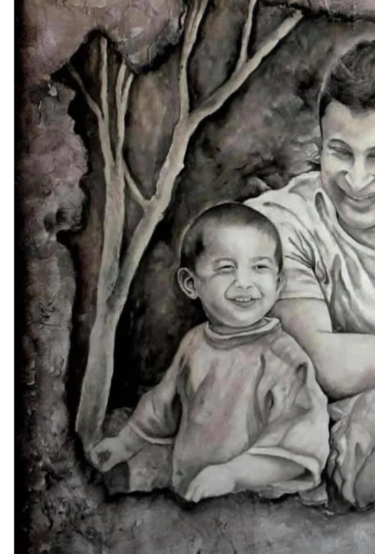 Section of a customised painting(SOLD)