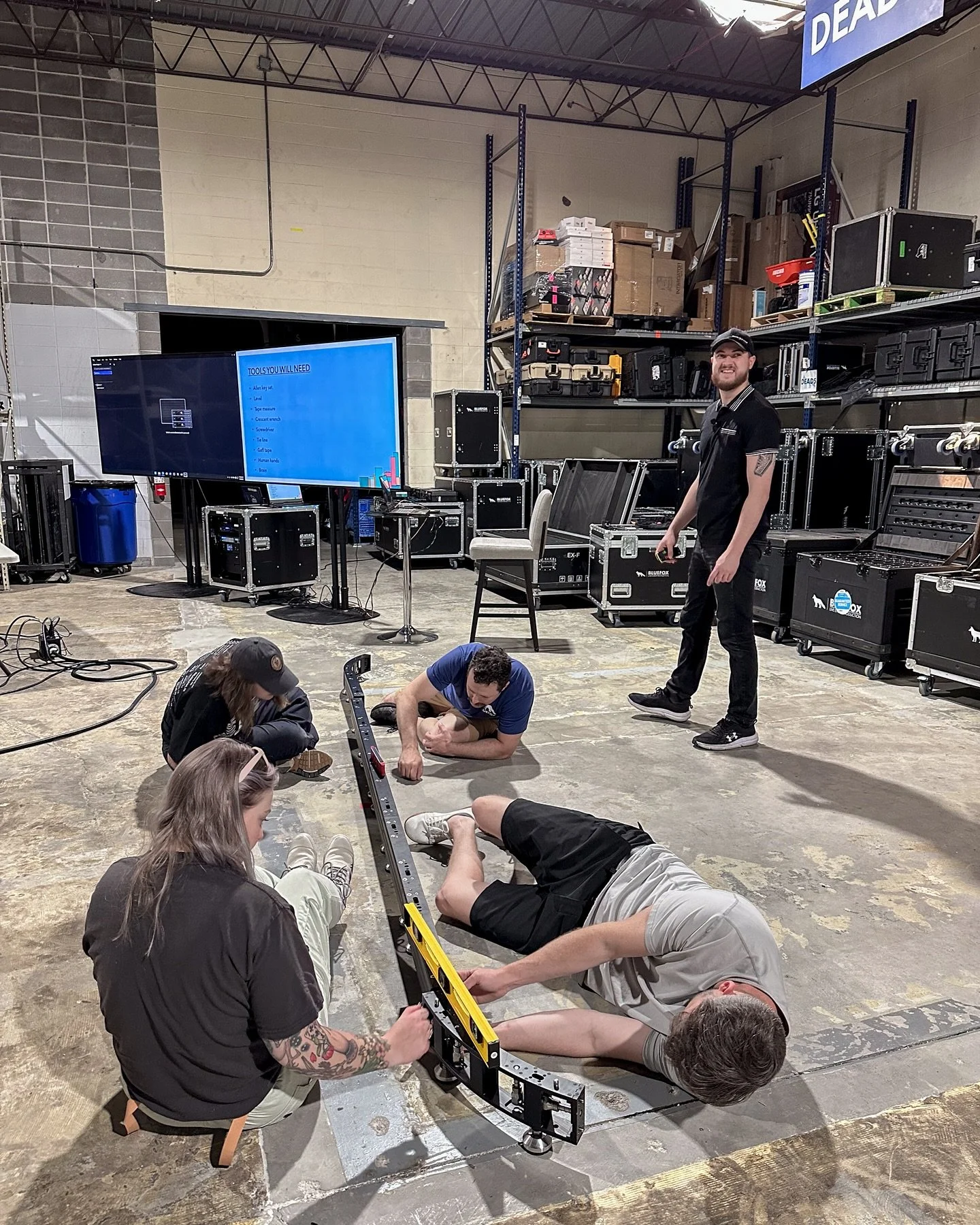 Happy work anniversary to our Production Assistant, Michael Zenk! From pre pro to show site, Zenk is our lead LED wizard and so much more. Reliable, skilled, and always team focused, we&rsquo;re grateful to have him supporting our clients and crew.