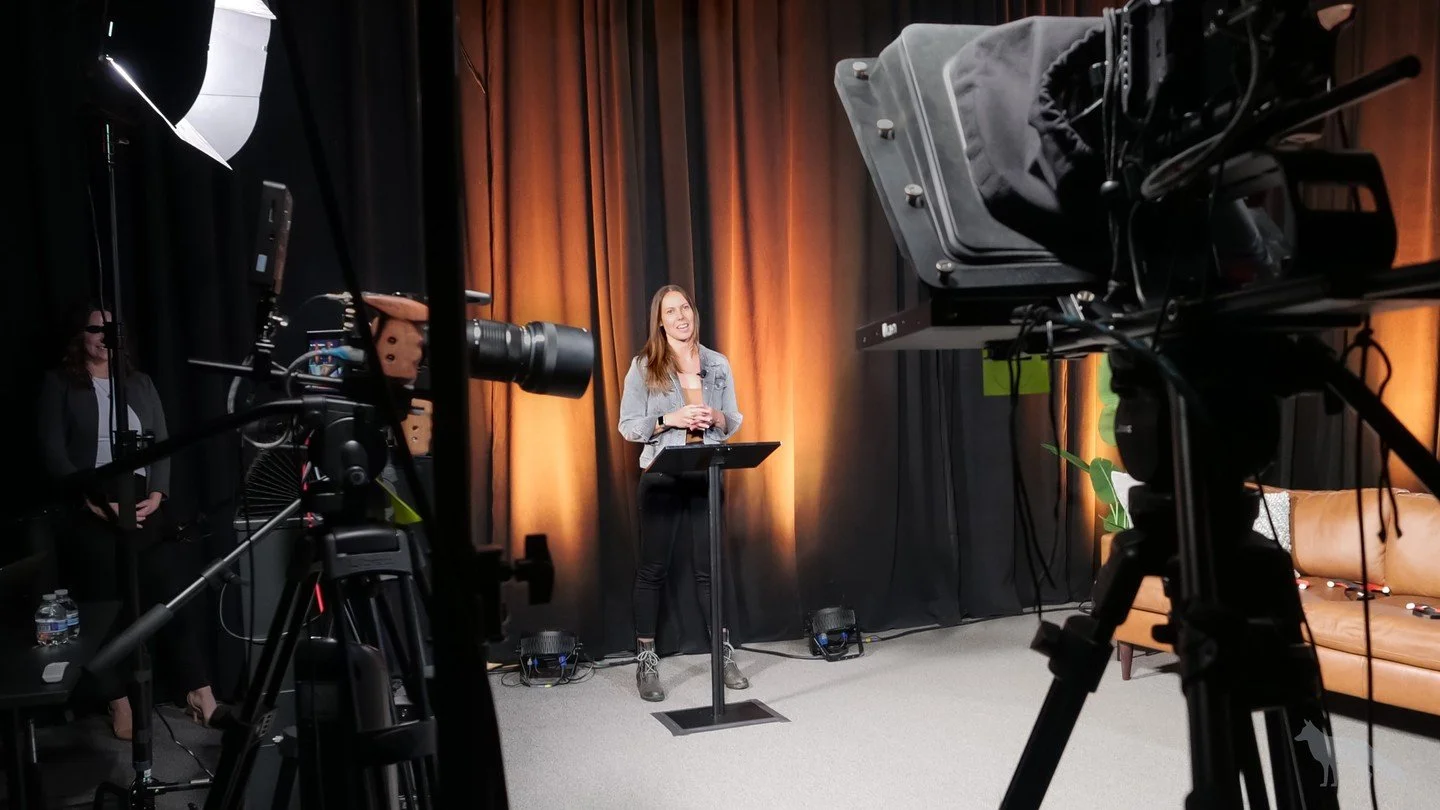 Studio time? We&rsquo;ve got options.⁠
Pre-record at our place or yours. Use the content to support your show, educate your audience, or market your message before and after the event.⁠
Need to live stream your meeting instead of flying everyone in? 
