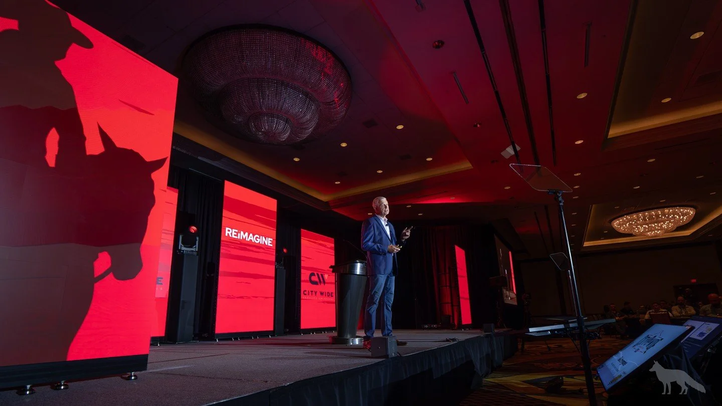Branded. Themed. Memorable.⁠
⁠
&bull; Company messaging front and center
&bull; Event theme brought to life through dynamic visuals
&bull; A keynote that&rsquo;s more than just a speech, it&rsquo;s an experience⁠
⁠
This is what happens when your stag