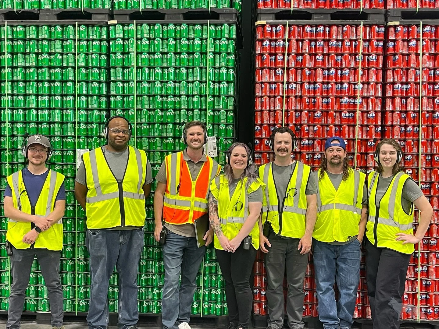 Office of the day: inside a Coca-Cola bottling plant!  What do you call your fizzy drinks?