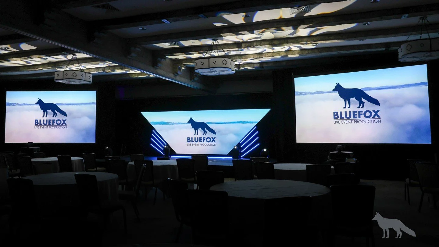 Sunny San Diego, a boutique meeting, and a little Top Gun fun. This stage design was all about bold lines, clean lighting, and a nod to a classic movie that is still impactful. A great reminder that even smaller events can lean into design and have s