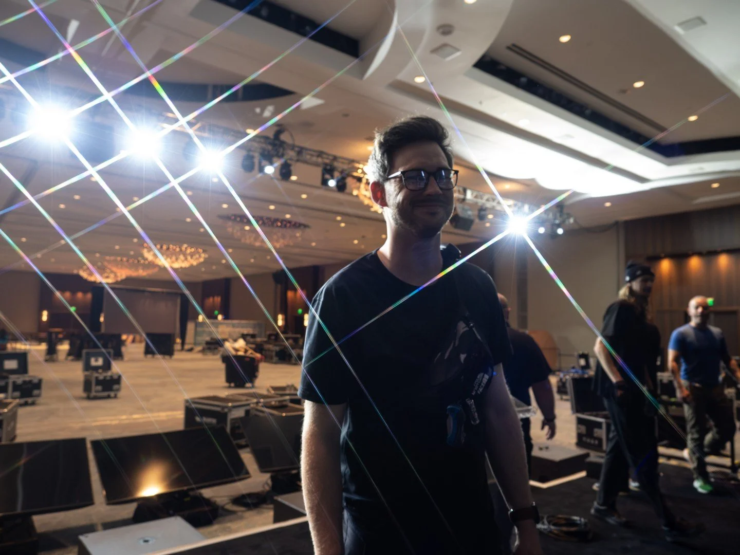 Happy work anniversary to Drake! From guiding our crew to supporting our clients, Drake helps make every show a success. Thank you for your leadership, hard work, and dedication to Bluefox. We appreciate everything you do, and your belief that no cup