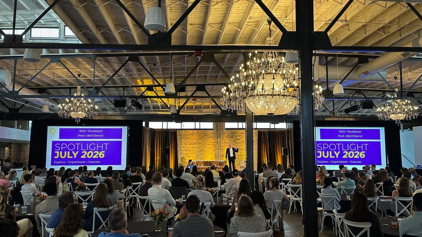 Not every corporate event needs a hotel ballroom.

This boutique event took place in a venue best known for weddings. The warm atmosphere, thoughtful design, and inviting feel created the perfect setting for meaningful connections and conversations.
