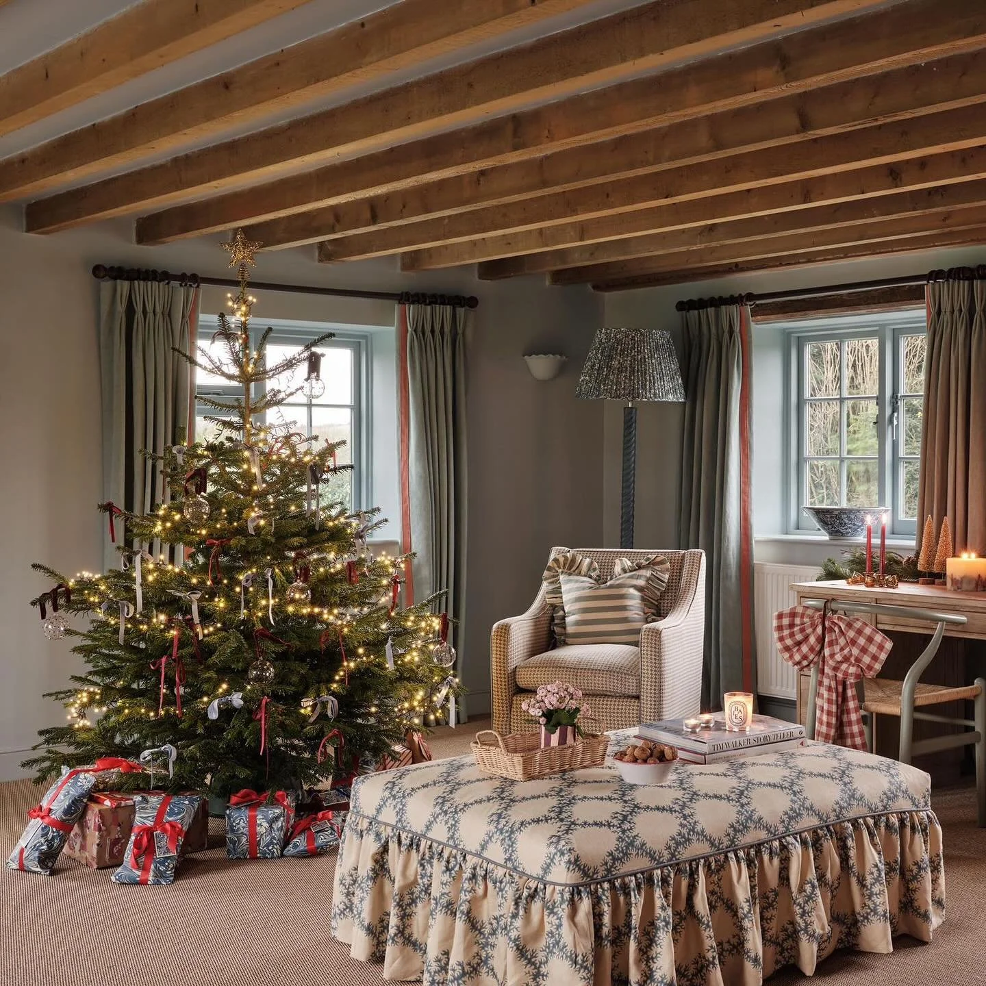 Christmas at home. Shot by the incredibly lovely @astridtemplier for @englishhomemag @charlottemdunford 🎄💖