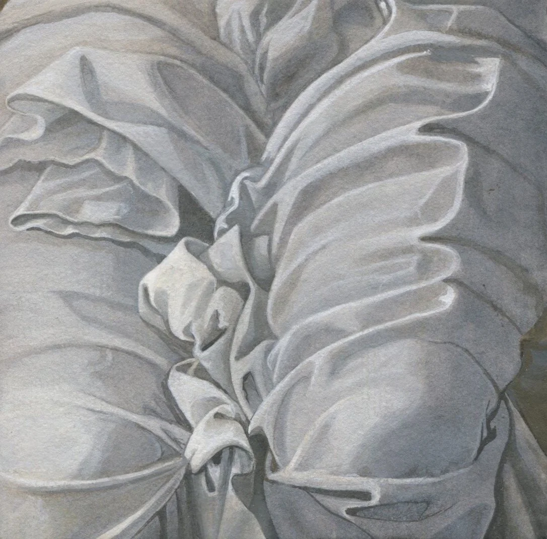 Egg Tempera Drapery Study