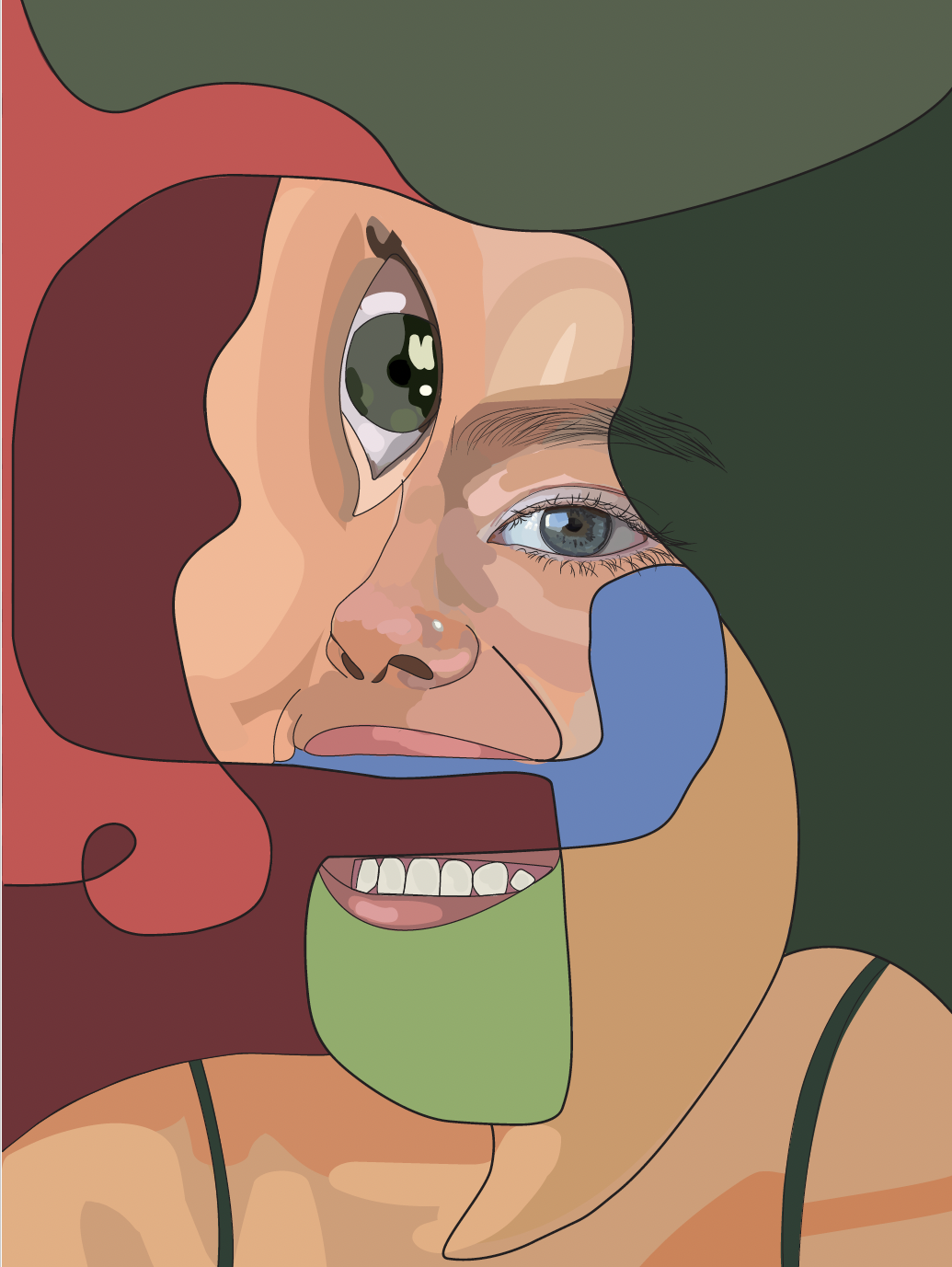 Abstract Self Portrait