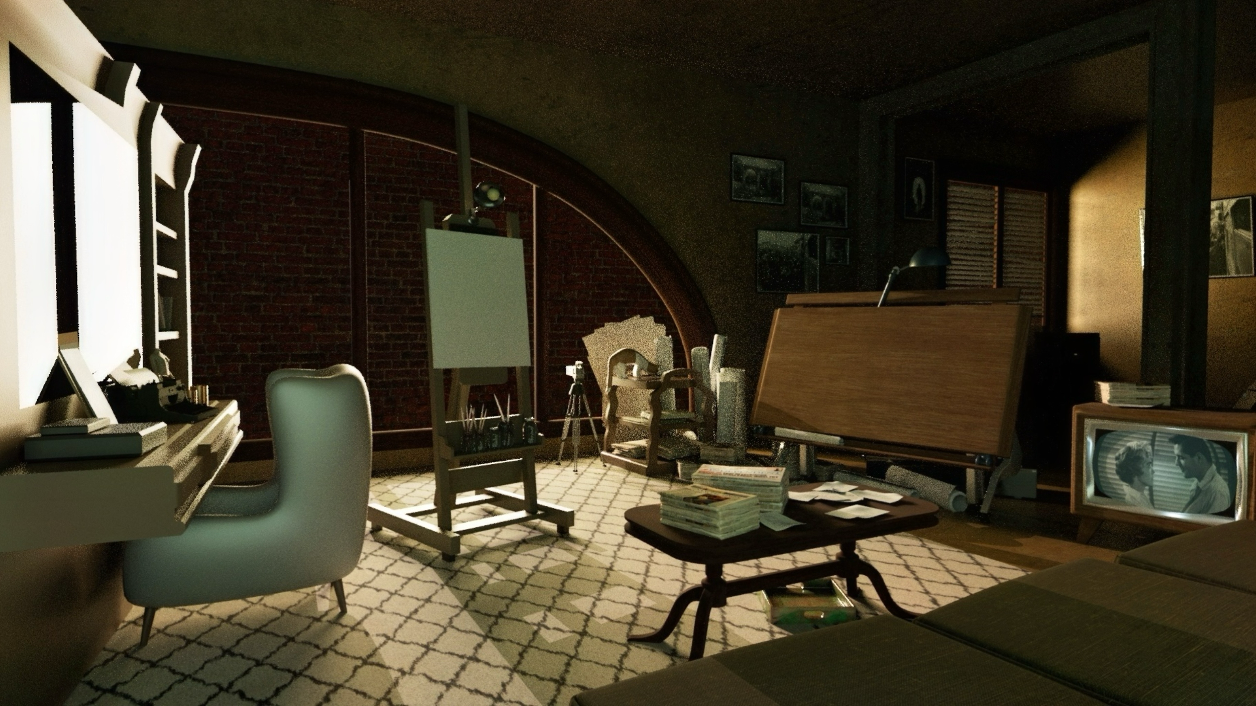 Old Fashioned Room (3D Model)