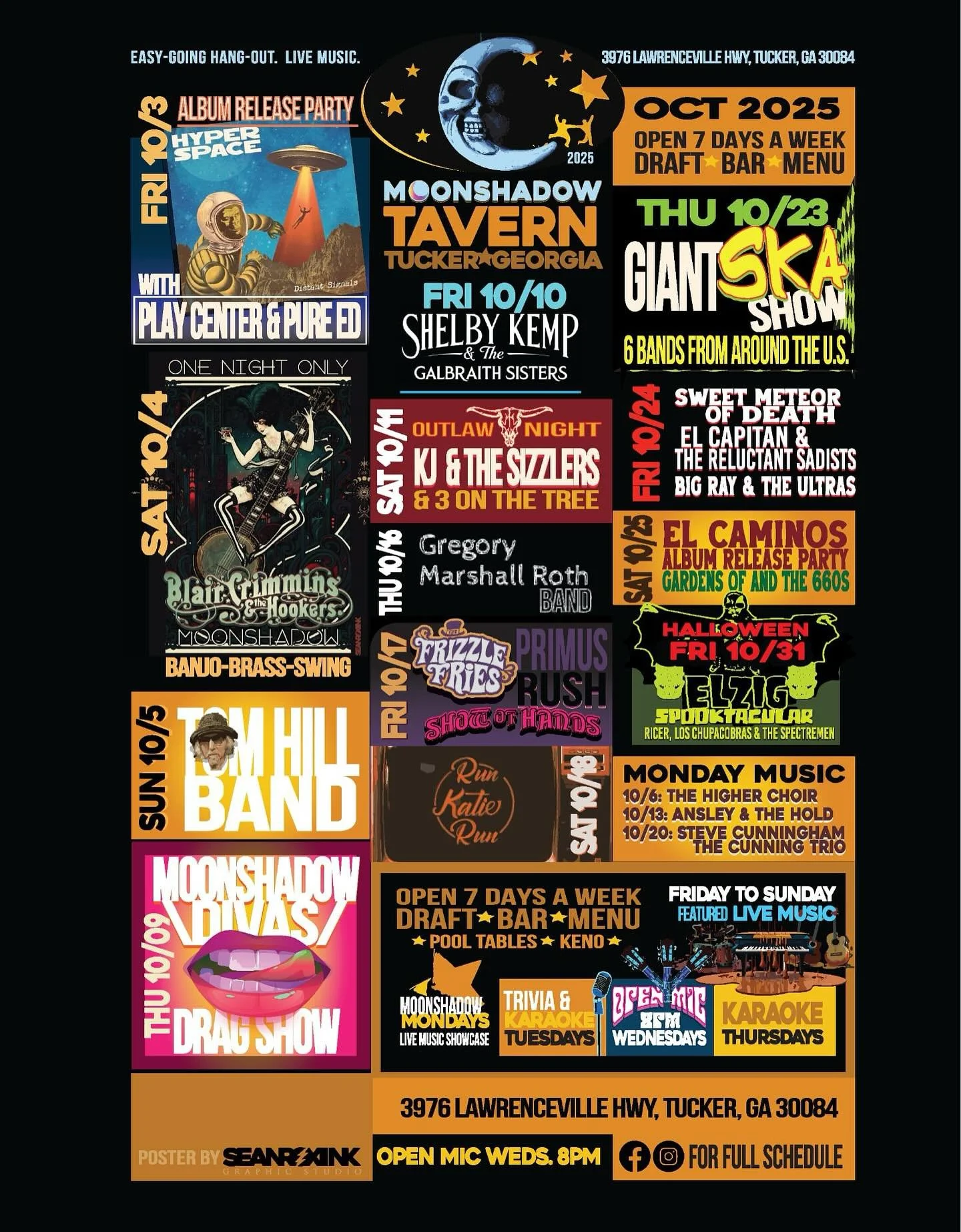 Big month. Lots of good stuff. Come see us. #atlmusic #tuckerga