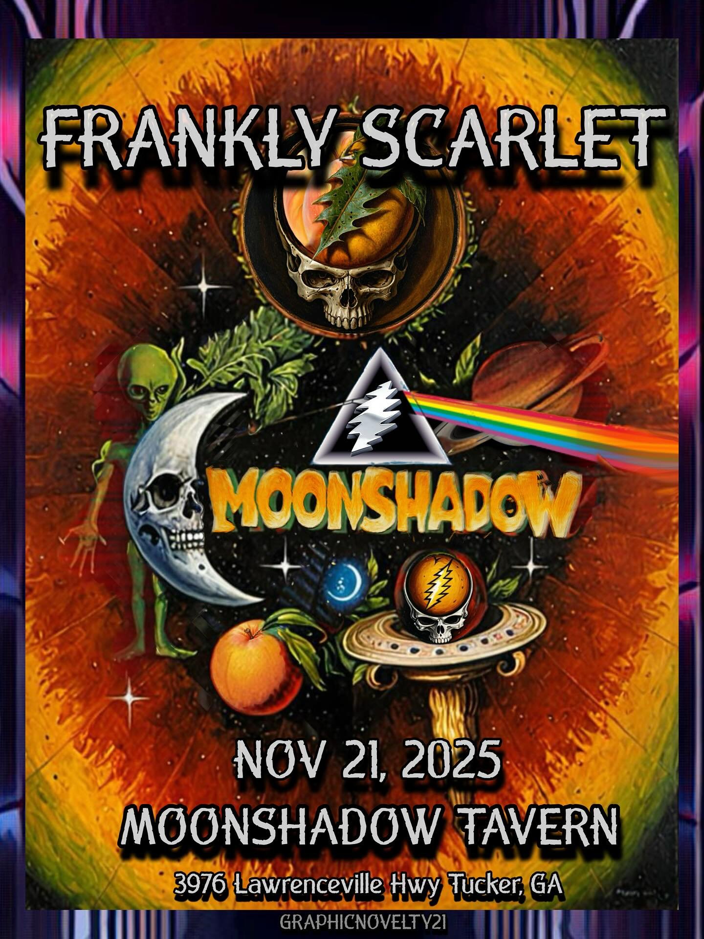 Friday night! Discounted advance tix and reserved tables available at the link in our IG bio or FB comments. #gratefuldead #tuckerga